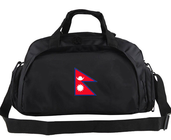 Nepal duffel bag National team tote Build up backpack Football luggage Sport shoulder duffle Outdoor sling pack