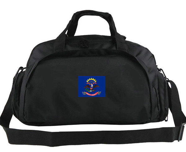 North Dakota duffel bag USA ND area tote Great seal state flag backpack Banner luggage Sport shoulder duffle Outdoor sling pack