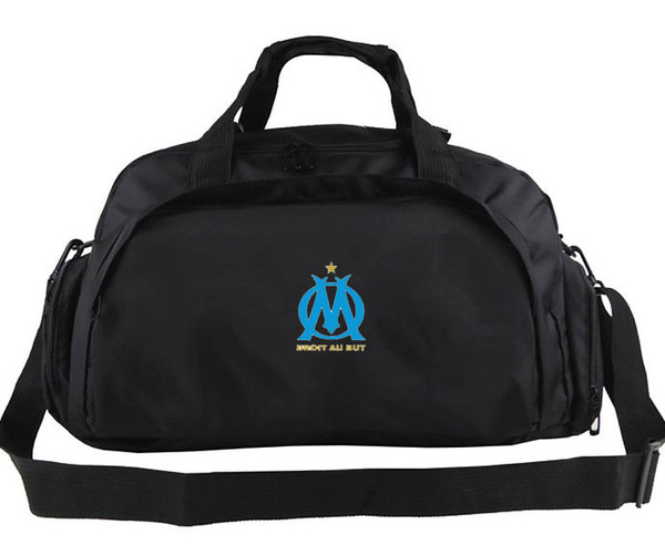 Olympique de Marseille duffel bag Club badge tote Hobo backpack Football luggage Sport shoulder duffle Outdoor sling pack