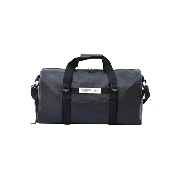 New Men's High-Capacity PU Handbag Fashionable Sports And Fitness Bag Waterproof Business Travel Bag