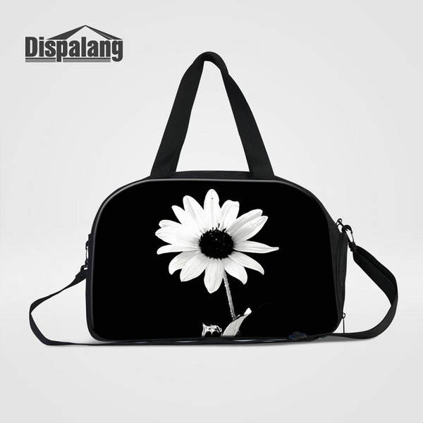 Good Quality Women Travel Bag Duffle Bags Personalized Flower Pattern Meduim Capacity Sport Gym Bag Brand Designer Luggage Weekend Handbags