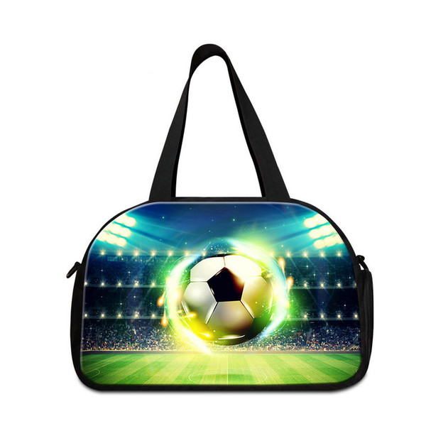 Fashion Soccer Patterns is Printed on Traveling Bag for Men Nice Duffel Bags for Gym Girl's Carry on Luggage Casual Trip Package for Boys