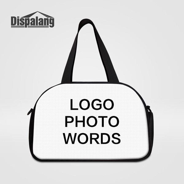 Customize Your Own Brand Logo Photo Travel Duffle Bags For Teenagers Women Men Fashion Outdoor Weekend Overnight Bag Handbag Children Duffel