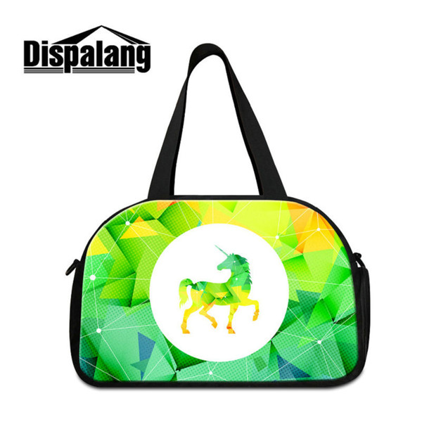 Cartoon Unicorn Printing Travel Bags For Student Carry On Luggage Bag Men Outdoor Sport Duffle Ladies Fashion Weekender Bag Children Gym Bag