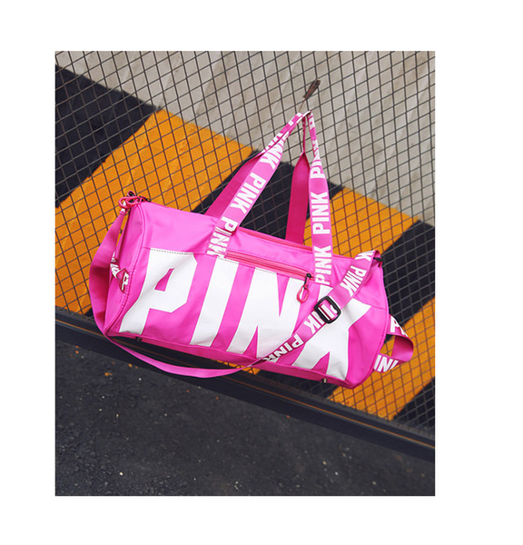 5 Colors Canvas Secret Storage Bag Pink Duffel Bags Unisex Travel Bag Waterproof Victoria Casual Beach Exercise Luggage Bags 10pcs