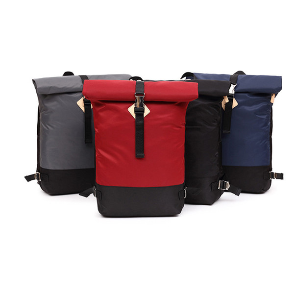 Men women backpack foldable travel bag light weight school book carrying casual shoulder bag 3 colors