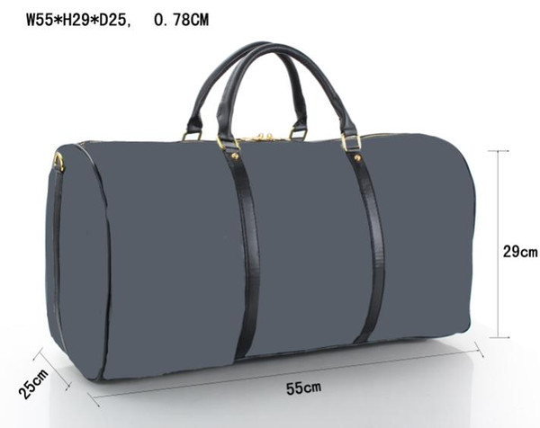 55CM large capacity women travel bags famous classical designer hot sale high quality men shoulder duffel bags carry on luggage keepall