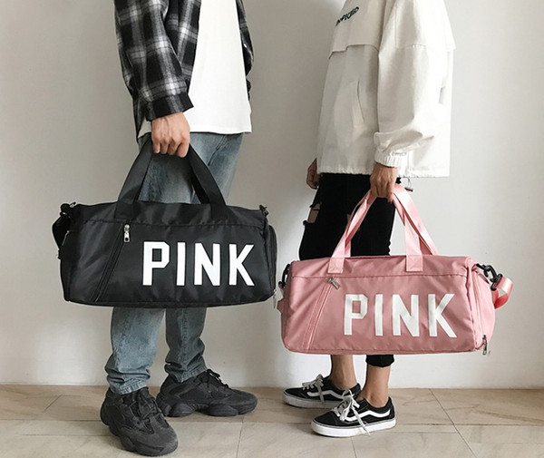 Brand Designer High Quality Pink Shoulder Wholesale Large Capacity for Women and Men Duffel Bags Carry on Luggage Bags