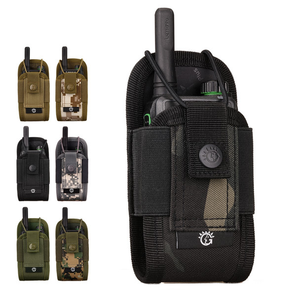 Multifunctional walkie-talkie hanging bag Molle tactical outdoor walkie-talkie baojun fan camouflage accessories baodoor sports sub package