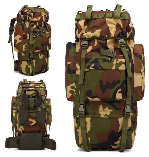 2018 fashion mountaineering bag camouflage bag large capacity multi-function outdoor travel bag camping hiking riding backpack