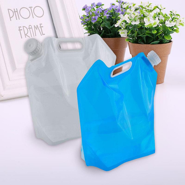 Bottle Water Bag Drinking Water Bag Camping Foldable Flexible Bags Cars Hiking Storage Picnic Outdoor