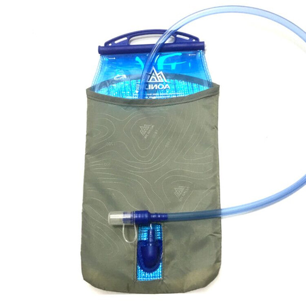 New AONIJIE 1L/1.5L /2L Water Bladder Bag with cover PEVA Hydration Bladder Cycling Hiking Camping Running Pack Water Bag