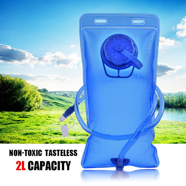 For Cycling Climbing Camping Travel 2L Water Bladder Bag Large Opening Portable Semi-transparent EVA Hydration Accessories