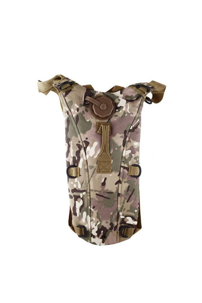 2.5L TPU Hydration System Bladder Water Bag Pouch Backpack Hiking Climbing-CP camo