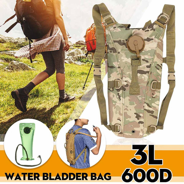 3L Water Bag Molle Tactical Hydration Backpack Outdoor Camping Water Bladder Bag For Cycling Container Outdoor Sports