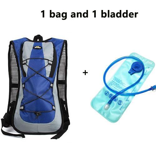 Outdoor Waterproof Backpack 2L Bladder Water Bag Camping Running Cycling Hydration Bag Big Capacity Camelback