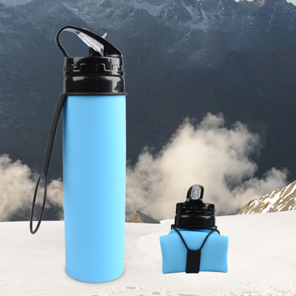 Travel Kettle Riding Portable Water Bag Collapsible Sports Silicone Cup Hiking Outdoor Bottle Large Capacity Saving Space