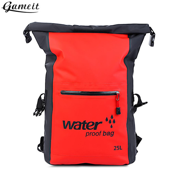 25L Outdoor Waterproof Dry Bag Rafting Backpack Sack Storage Bag Rafting Sports Kayaking Swimming Travel Kits for Hiking