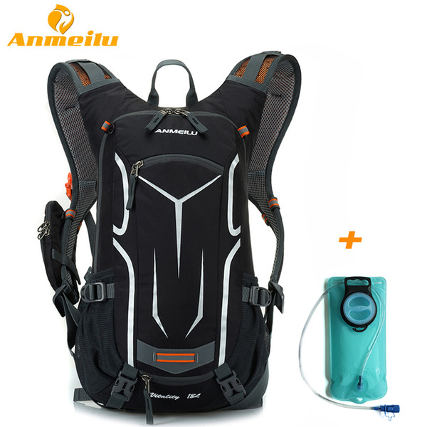 ANMEILU 18L Waterproof Camping Backpack +2L Water Bag Bladder Outdoor Sports Climbing Cycling Bag Sport RucksacCamelback 2017