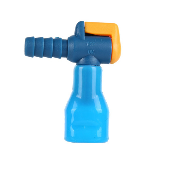 Outdoor Camping Water Bag 1Pc Black/Blue Silicone 90 Degree Straight Hydration Pack Suction Nozzle Bite GM601