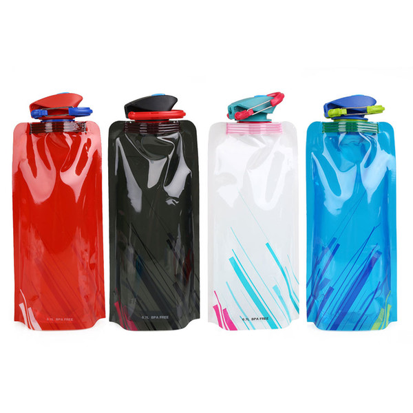 Bag Foldable Bladder Water Bottle 700ml 700ml Climbing Dropshipping Sports & Outdoors Camping Drinks Travel Bags