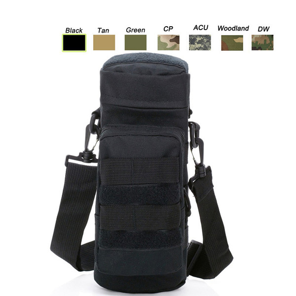 Outdoor Tactical Assault Combat Camouflage Tactical Molle Pack Water Bottle Pouch