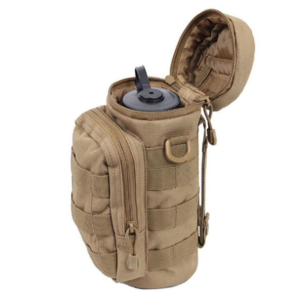 THE SEVENTH CONTINENT Outdoors Molle Water Bottle Pouch Tactical Gear Kettle Waist Shoulder Bag Climbing Camping Hiking Bags