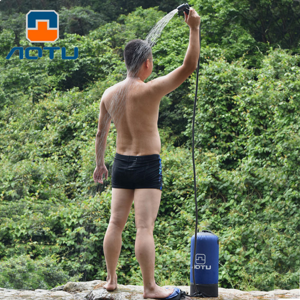 Bumpy cross-border explosion outdoor climbing bath bag portable camping outdoor shower bag shower AT6639