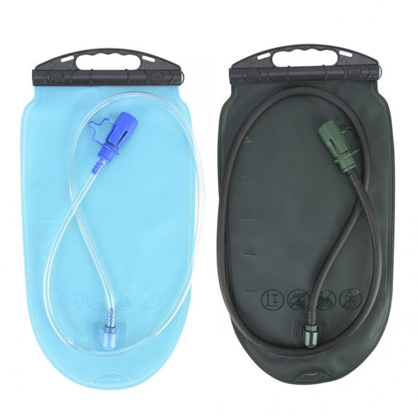 2.5L Water Bag Bladder Hydration Pack Drinking Water Container Storage Bag Folding Travel Camping Hiking Cycling TPU