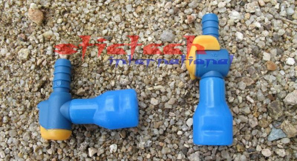 by dhl or ems 500pcs Outdoor 90 Degree Straight Water Bags Silicone Hydration Pack Suction Nozzle Bite Valve Camping Essential