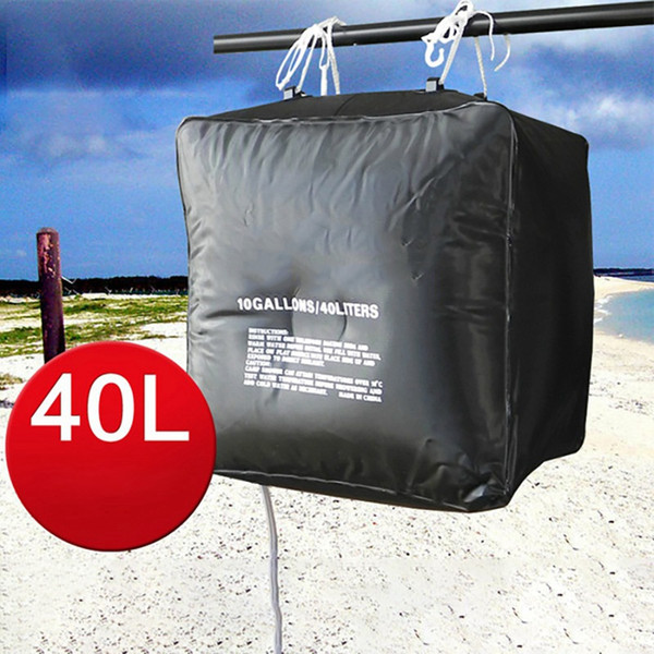 2019 Quality newOutdoor Portable 40L Solar Heating Hiking Camping Camp Shower Bag Environmental PVC Material Bag Outdoor Washing