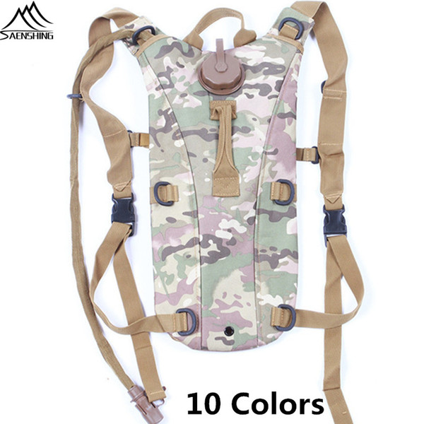 Portable Camel Water Bladder Bag 3L Hydration PacCamo Tactical Bike Water Bag Assault Backpack Camping Hiking Pouch