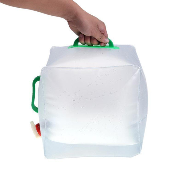 20L Portable Folding Collapsible Drinking Water Bag Durable PVC Bucket Water Carrier Container Outdoor Camping Hiking Picnic BBQ