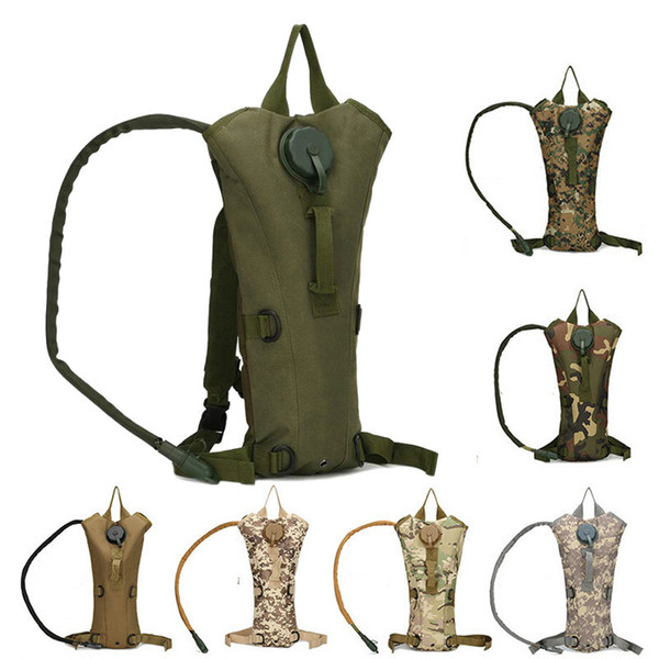 3L Water Bag Molle Military Tactical Hydration Backpack Outdoor Camping Nylon Water Bladder Bag For Cycling