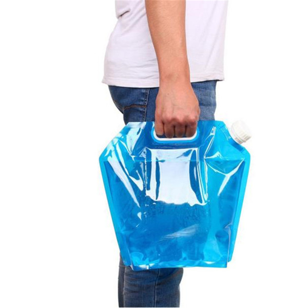 5L/10L Folding Drinking Water Container Storage Lifting Water Bag foldable Drinking bladder For Outdoor Camping Picnic A30