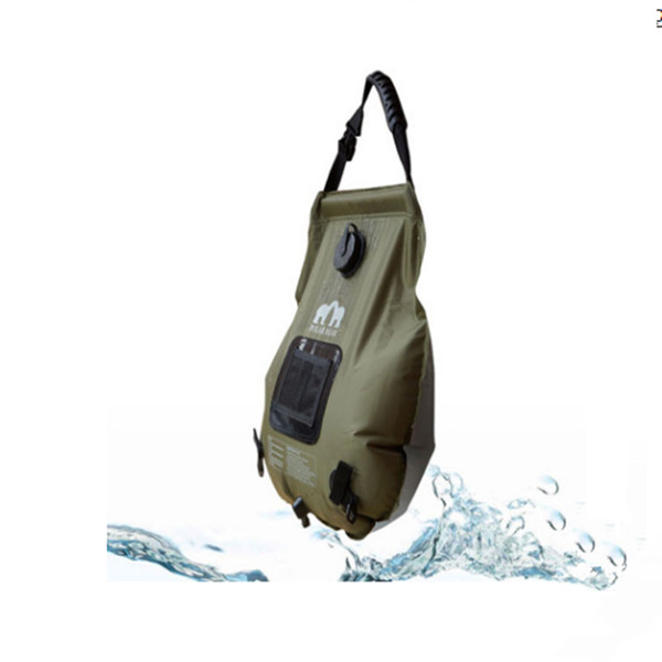 Outdoor Bath Water Bag Portable Outdoor Bathing Bag 20L Water For Travel Hiking BBQ