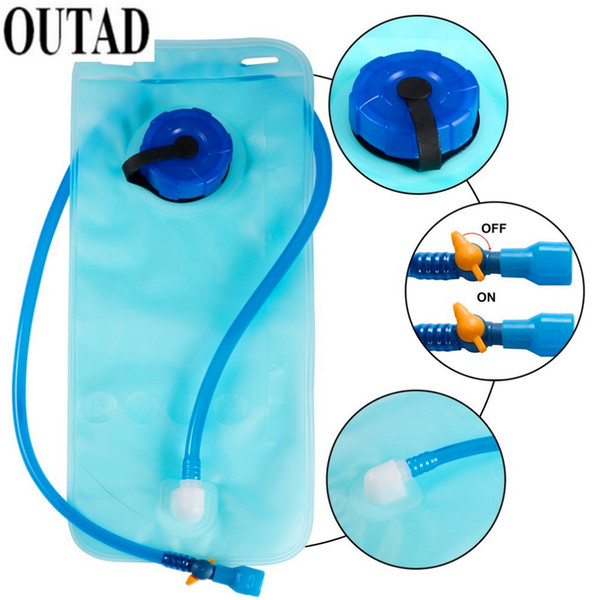 OUTAD 2L Portable Bicycle Mouth Water Bag Bladder Hydration For Outdoor Sport Running Camping Cycling Hiking Drop Shipping