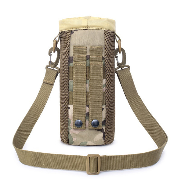 0.5L Tactical Molle Water Bottle Pouch 1050D Nylon Canteen Cover Holster Outdoor Travel Kettle Bag