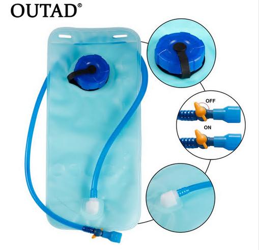 OUTAD 2L Bike Bicycle Cycling Camel Water Bladder Bag Bladder Hydration Backpacks Camping Hiking Water Bag Drink Pouch