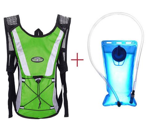 Water Bladder Bag Motorcross Riding Backpack+Hydration Packs Hiking Camping 2L