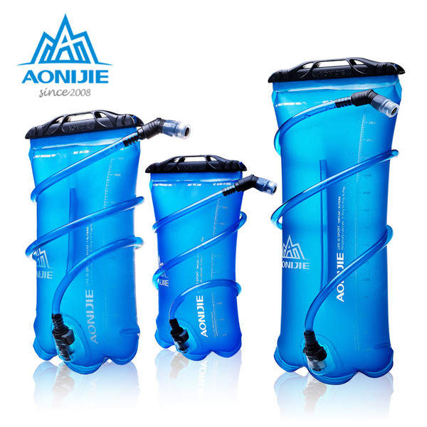 AONIJIE SD16 Soft Reservoir Water Bladder Hydration Pack Water Storage Bag BPA Free - 1.5L 2L 3L Running Cycling Vest Backpack