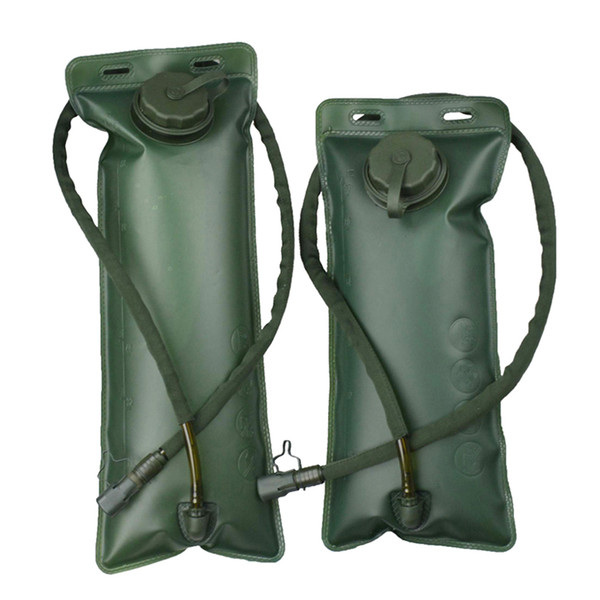 Wholesale Unisex Food Grade EVA Army Green 2.5 3L Outdoor Cycling Sport Foldable Water Bag