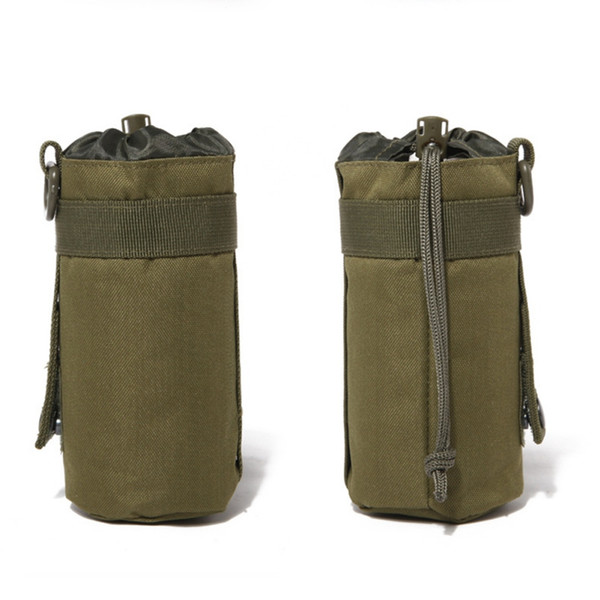 550ML Water Bottle Pouch Tactical Molle Kettle Pouch Pocket Water Bottle Holder Army Gear Bag 6 Colors