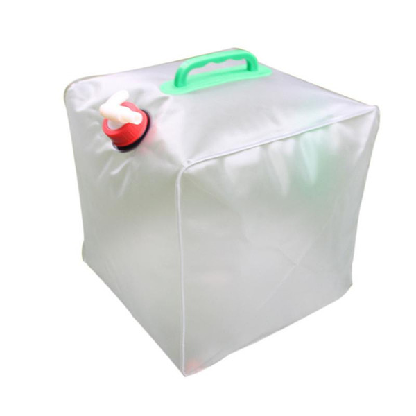 20L PVC Outdoor Folding Collapsible Drinking Water Bag Storage Car Water Carrier Container For Outdoor Camping Hiking Picnic Bag