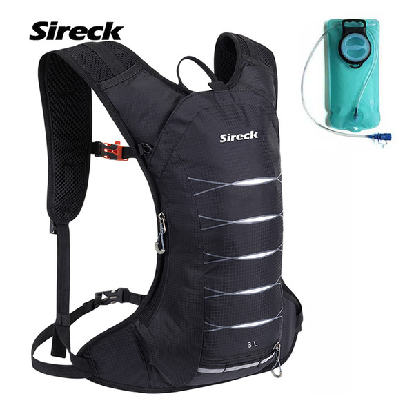 Sireck 3L Outdoor Camping Backpack With 2L Water Bag Sport Hydration Pack Hiking Running Bike Cycling Water Backpack Bladder