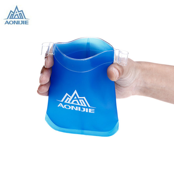 AONIJIE 170ML TPU Folding Water Bottle Soft Marathon Cup Water Bag for Outdoor Sports Sports Exercise Running Cup Kettle