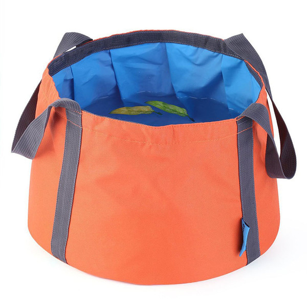 10L Portable Outdoor Travel Foldable Folding Camping Washbasin Basin Bucket Bowl Sink Oxford Washing Bag Water bucket