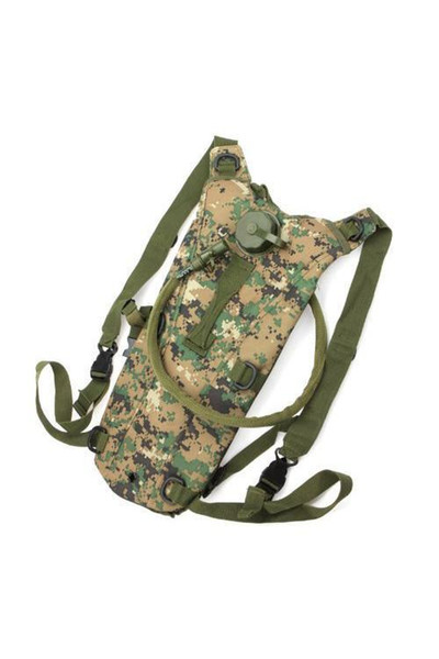 2.5l Tpu Hydration System Bladder Water Bag Pouch Backpack Hiking Climbing-digital Desert Camo