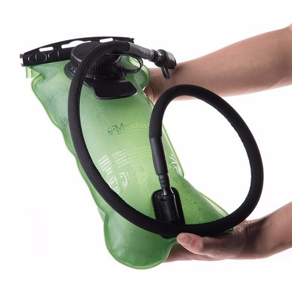 3L Camping Hiking PEVA Bladder Hydration Water Bag Outdoor Portable Camelback Green Water Bag for Cycling Climbing