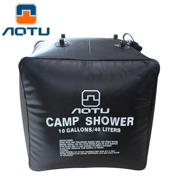 40L Shower Bag Foldable Solar Energy Heated Camp PVC Water Bag Outdoor Camping Travel Hiking Climbing BBQ Picnic Water Storage